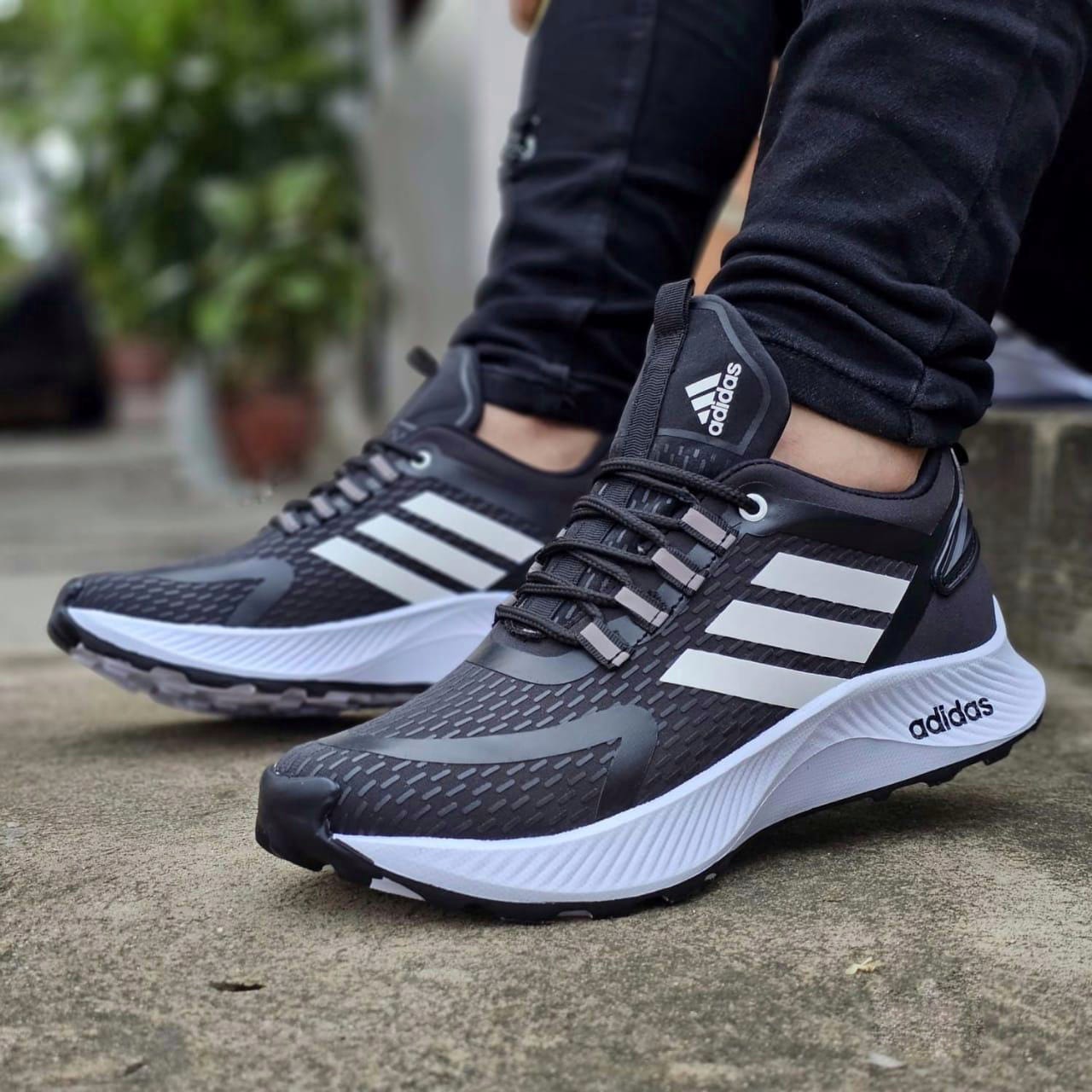 Tenis Adidas Caballero Mt Negro Gris